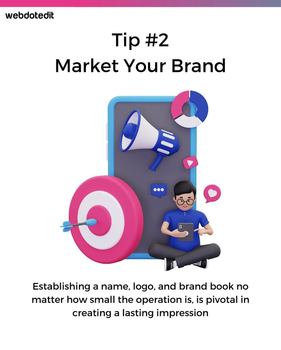 Establishing a name, logo, and brand book no matter how small the operation is, is pivotal in creating a lasting impressions.

#digitalmarketing #marketing #socialmediamarketing #socialmedia #business #seo #branding #marketingdigital #onlinemarketing  #searchengineoptimization