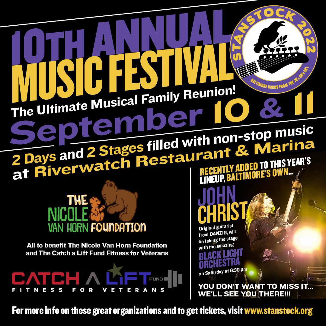 TheJohnChrist's tweet photo. Join me in supporting the Nicole Van Horn Foundation and The Catch a Lift Fund Fitness for Veterans. Two full days of great local rock bands donating their talent for charity. C’mon out! https://t.co/il3U09urIL