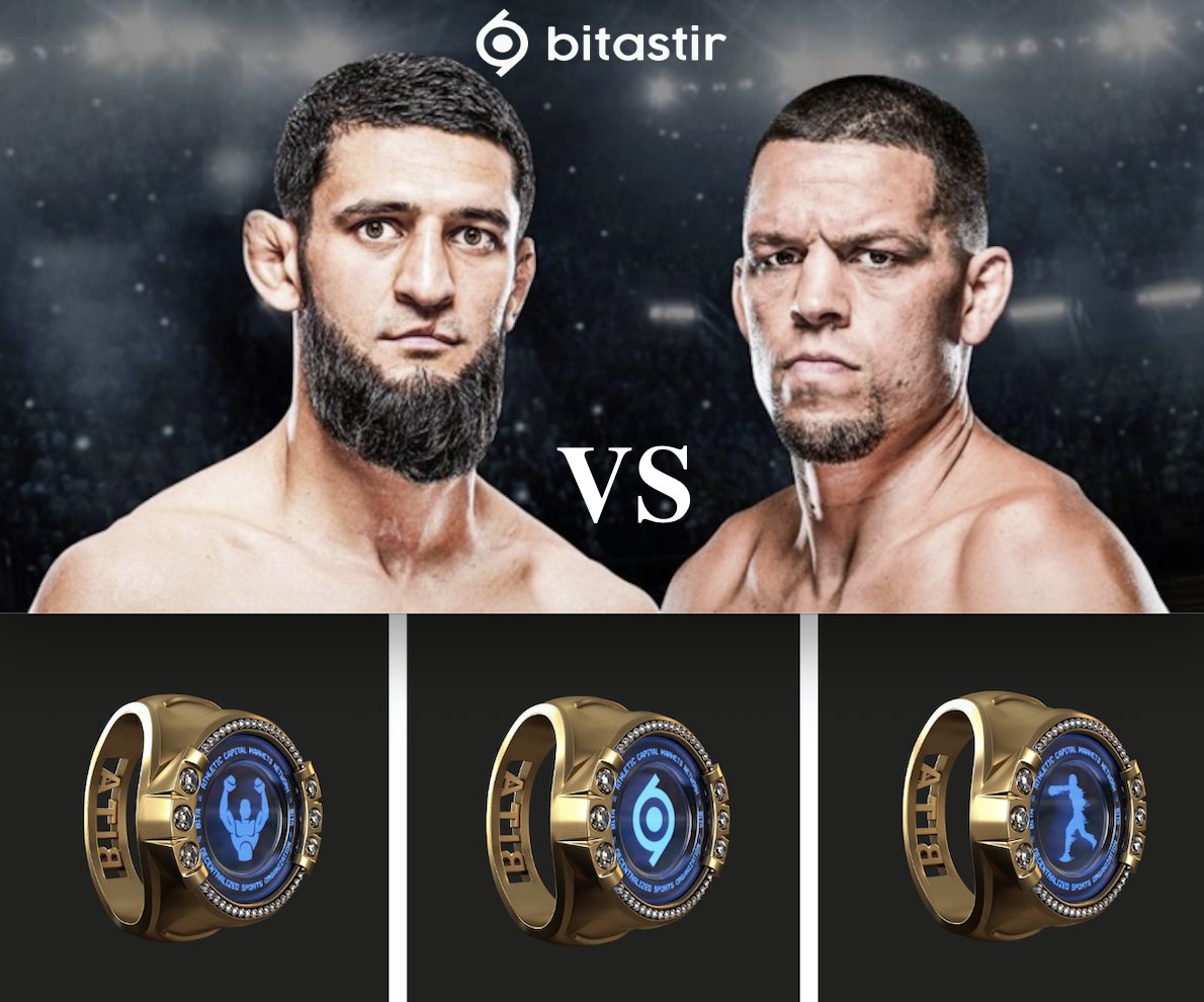 BitAstir's tweet photo. 🔷🔸#Solana &amp; sport communities 🔸🔷

    🏆 Astir Weekend #Giveaway 🏆

  💵 $200 in SOL ➡️ 10 Winners 💵
  Astir #NFT ➡️ 21 Winners

🥊 @NateDiaz209 VS @KChimaev🥊  

-❤️+ RT
- Follow @BitAstir
- ✍ Fill the form 👉 https://t.co/tjpHOytUJT
- Tag your favorite #UFC Athlete

72H https://t.co/ZhgPBS1mgg