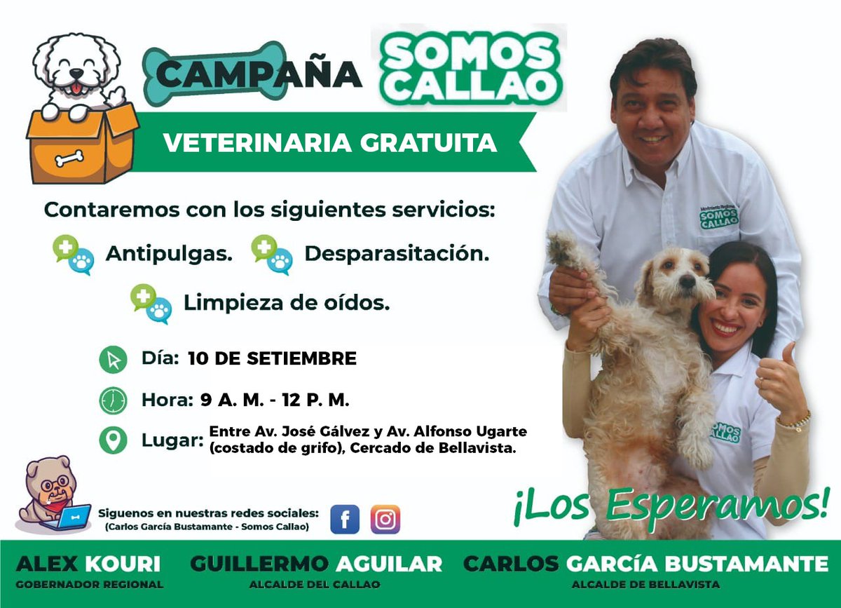 peru_callao's tweet photo. ð¢| ððð²ð»ð°ð¶ðŒÌð» ðð²ð¿ð°ð®ð±ðŒ ð±ð² ðð²ð¹ð¹ð®ðð¶ððð®: ðð¿ð®ð» ðð®ðºðœð®ð»Ìð® ð©ð²ðð²ð¿ð¶ð»ð®ð¿ð¶ð® ðð¿ð®ððð¶ðð® En nuestro plan de gobierno para el perÃodo 2023-2026, nuestra gestión trabajará, también, para mejorar la calidad de vida de todas nuestras mascotas. https://t.co/bEp1rNymKD