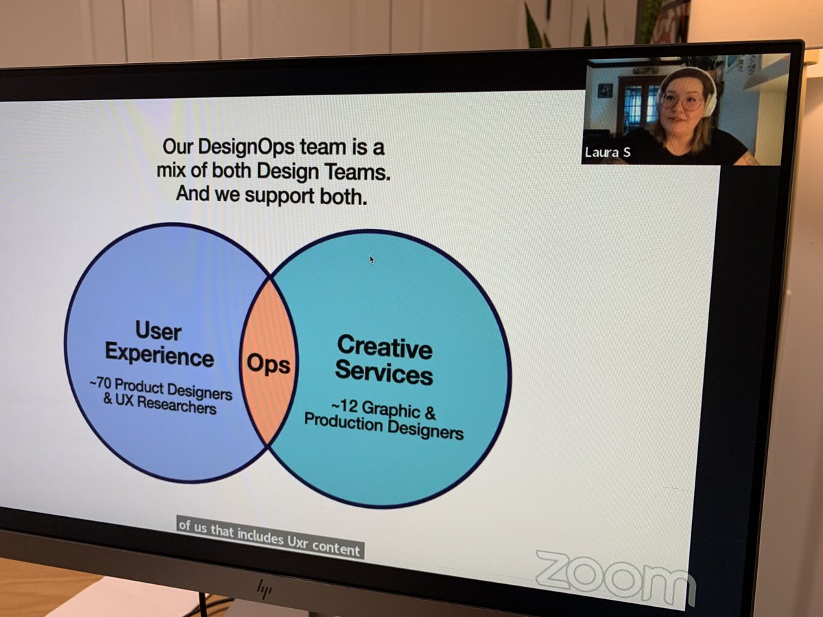 Our legendary Director of Design Ops at <a href="/loblawdigital/">.</a> Laura Schaefer telling the story of how embedding Accessibility into our Design Ops practice magnified our inclusive values across all teams with <a href="/RosenfeldMedia/">Rosenfeld Media</a> 🙌🥰 

#DesignOps #accessibility