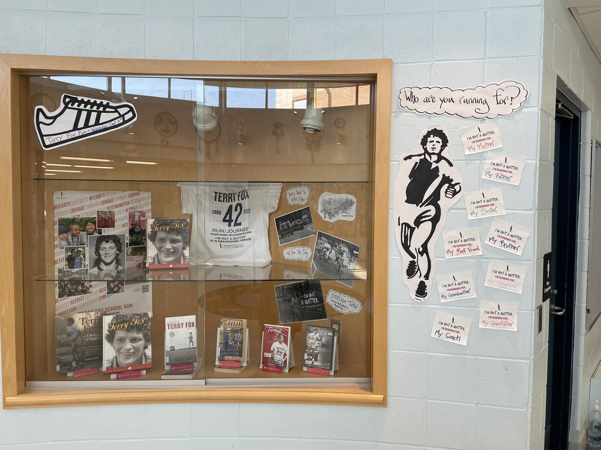 EaglePlainsLLC's tweet photo. @eagleplainsps Terry Fox Run &amp; National Truth &amp; Reconciliation Day display cases. https://t.co/lTrrADMY1b