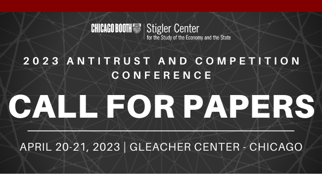 StiglerCenter's tweet photo. 📢 #CallForPapers 🧵 👇
We are inviting submissions of short academic articles (up to 3000 words) focused on the development of a legal/economic standard that can serve as a replacement/improvement of the current #ConsumerWelfareStandard. Learn more: https://t.co/1LdubqUont https://t.co/hp4Z0x0prM