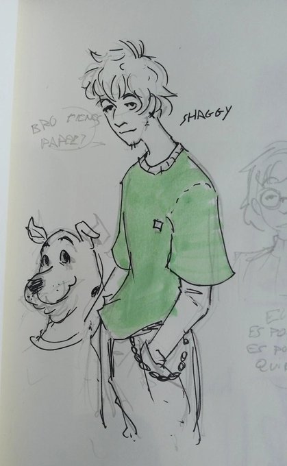 Some dumb sketches from my notebook 
