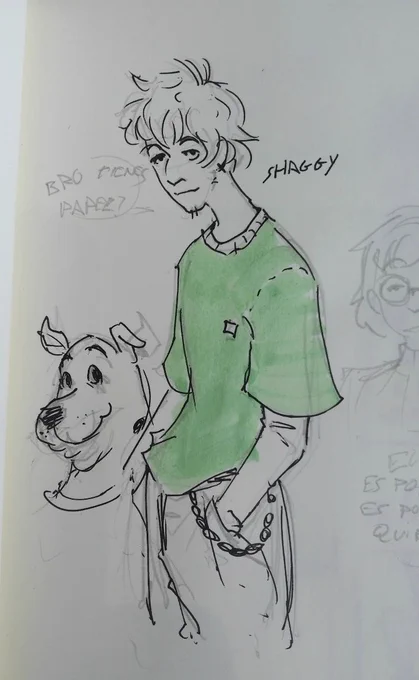Some dumb sketches from my notebook 