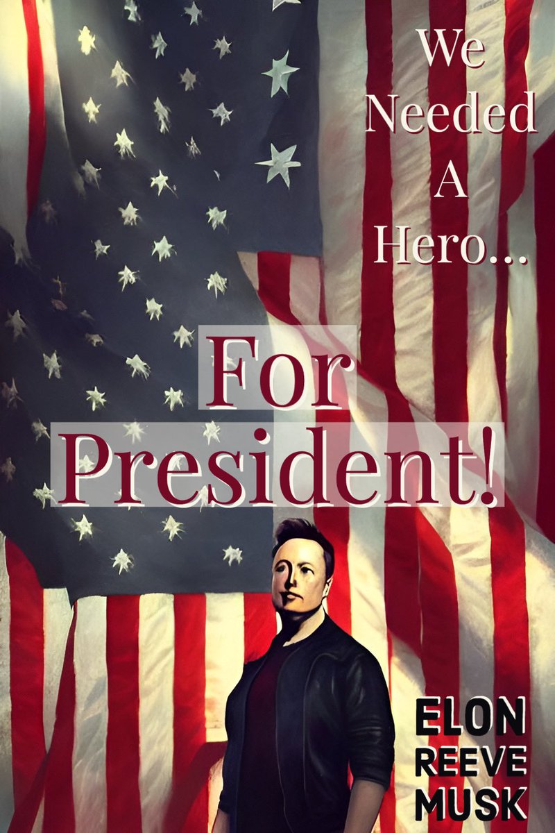 @MattWallace888 @WatcherGuru We Needed A Hero…

@elonmusk FOR PRESIDENT!

#ElonForPresident #ElonMuskForPresident #ElonGotMyVote 🗳💯