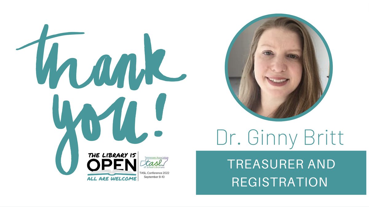 TASLTN's tweet photo. We're sure you can imagine the paperwork and data collection that goes into her job! Big TASL THANK YOU to @techladytn for serving as our treasurer, helping with registration, and keeping TASL in the BLACK! 💰 #TASLCon22 #CommitteeMembers https://t.co/2bNr0UP2ux