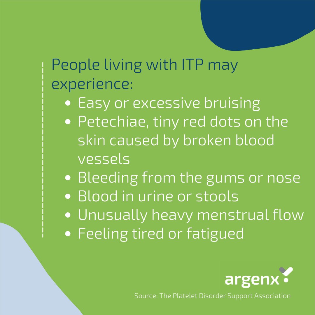 argenxglobal's tweet photo. #DYK? September is #ITPAwarenessMonth. Scroll to learn more about this #RareDisease 👇
https://t.co/9brABsmVjV
#TogetherWeDiscover #ITPStrongerTogether #ITPawareness #ITPstrong #ITPaware #KnowledgeIsPower https://t.co/aS2zdDj4m9