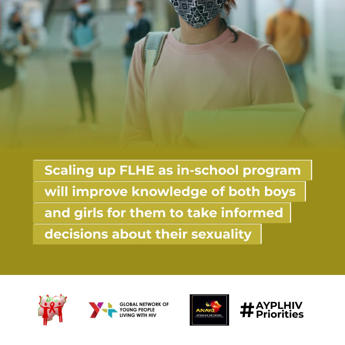 JoyOboyi's tweet photo. Scaling up FLHE as in-school program will improve knowledge of both boys and girls for them to take informed decisions about their sexuality.
#OurDemand
#AYPLHIV_Priorities
@NACANigeria @Fmohnigeria @gnpplus @APYIN1 @Yplus_Global @UNAIDS @SFHNigeria @anayd_africa https://t.co/g8987dsw8R