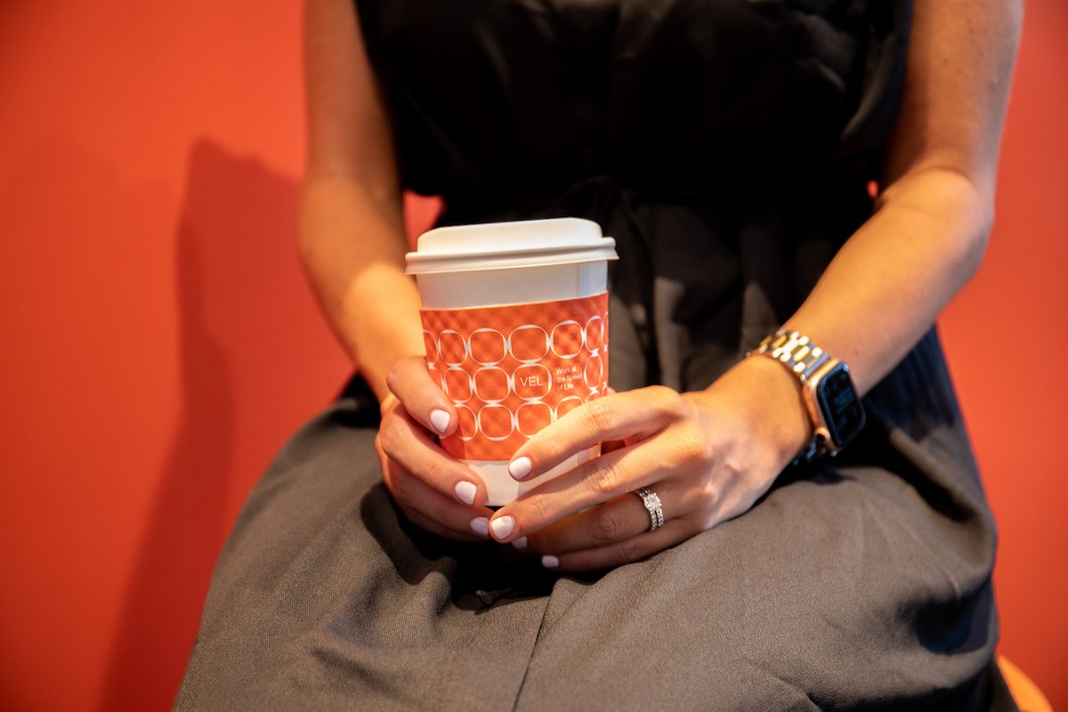 workatvel's tweet image. Have a strong cup of coffee. Have an even stronger purpose. Fuel your flow. #fuelyourflow #veltogo #vel #9to6isdead #speedoflife #velsavannah