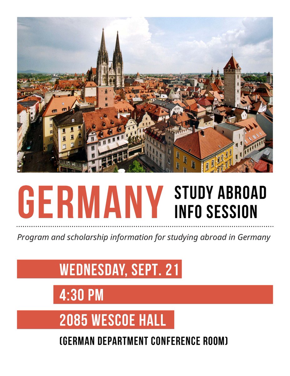 Interested in studying in Germany? Come chat with Dr. Meyertholen and SAGE to learn more. 🥨🇩🇪