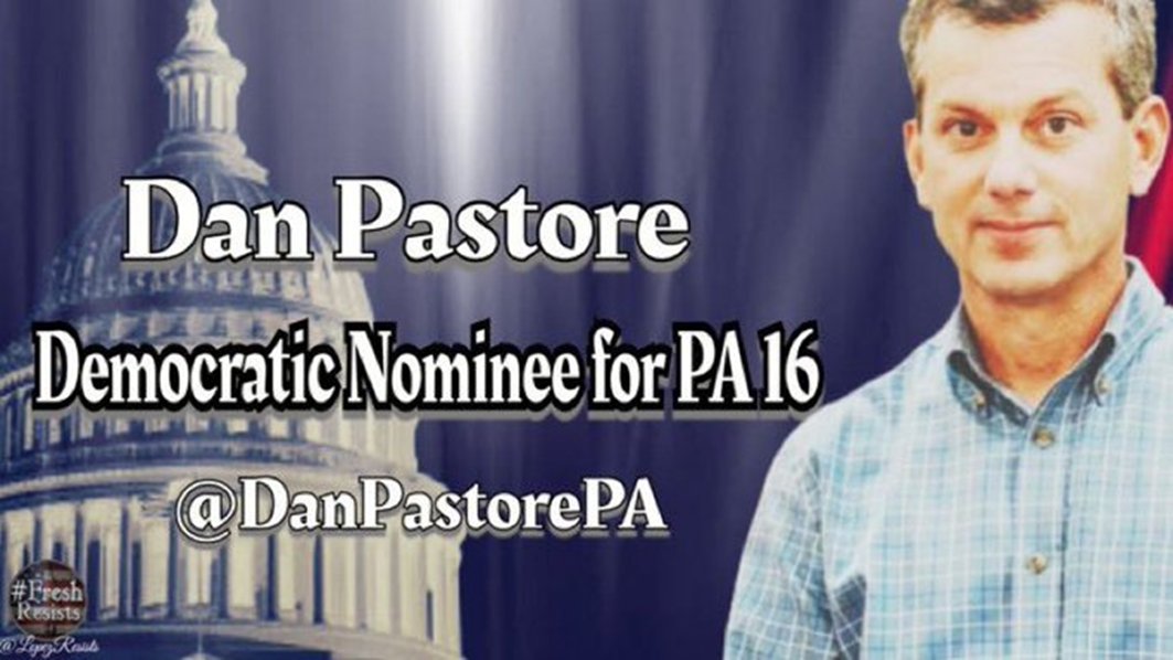 FeistyLibLady's tweet photo. Dem Dan Pastore is running against a sitting GOP right wing extremist in #PA16!
His opponent will support Trump at any cost to PA!
@DanPastorePA will always support PA first!
His loyalty is to the people not just 1 man!
Support https://t.co/sKpBFqugKU
#FreshFirst #ONEV1 https://t.co/sAf7IQxwz0
