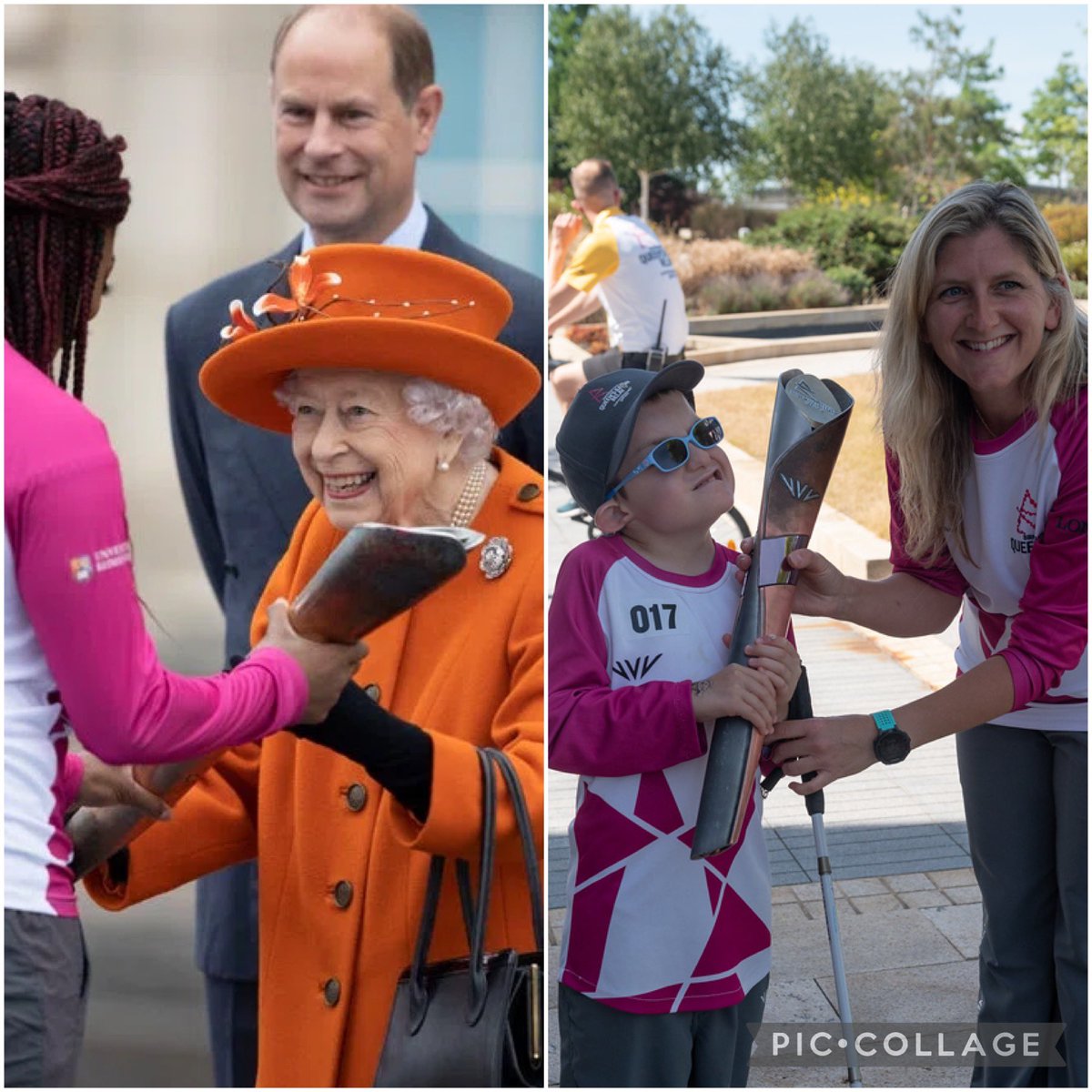 Honoured to have been chosen with my Hugo to carry the Queens baton.
<a href="/sensecharity/">Sense</a> <a href="/RoyalFamily/">The Royal Family</a>  <a href="/thecgf/">Commonwealth Sport</a> <a href="/Birminghamcwg22/">BIRMINGHAM 2022 | #CommonwealthGames2022</a>