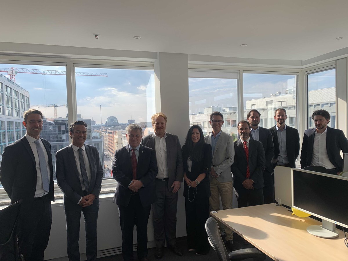 ENERTRAG (@enertrag) on Twitter photo It was a pleasure to welcome <a href="/OmarPaganini/">Omar Paganini</a>, Minister <a href="/MIEM_Uruguay/">MIEM Uruguay</a>, to our office. As part of his trip to the #H2Global event, Paganini exchanged ideas with companies in the #hydrogen industry such as Nordex, <a href="/airliquidegroup/">Air Liquide Group</a> & <a href="/SEGIngenieria/">SEG Ingeniería</a>. Thank you for the pleasant visit! It was a pleasure to welcome <a href="/OmarPaganini/">Omar Paganini</a>, Minister <a href="/MIEM_Uruguay/">MIEM Uruguay</a>, to our office. As part of his trip to the #H2Global event, Paganini exchanged ideas with companies in the #hydrogen industry such as Nordex, <a href="/airliquidegroup/">Air Liquide Group</a> & <a href="/SEGIngenieria/">SEG Ingeniería</a>. Thank you for the pleasant visit!