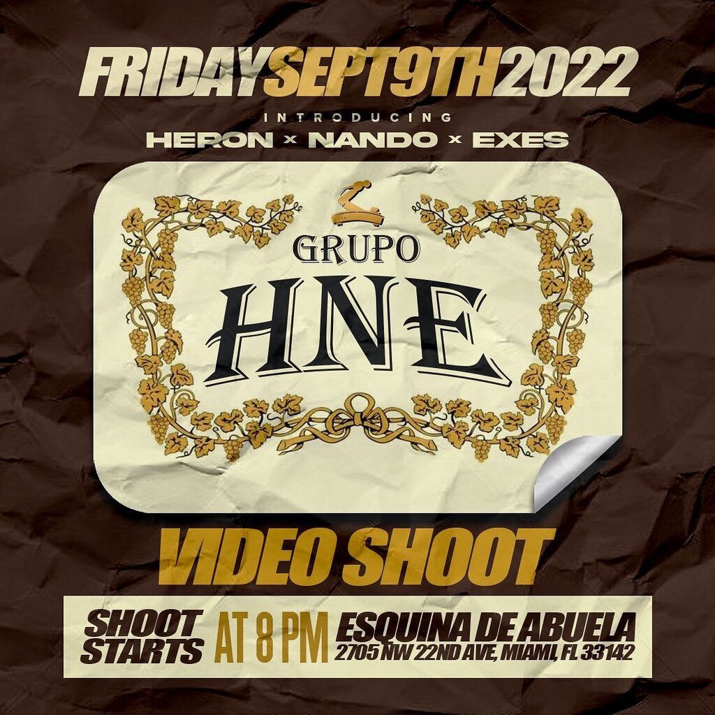 DjExes1 (@djexes1) on Twitter photo Welcome 🙏🏽
To @grupo_hne
The New Hip Hop Group
Consisting of
@dj_heron
@combinandomusic
@djexes1
We Invite everyone to follow us and come out to the video shoot !!
Tonight Sept 9th, 2022
Open Bar !
And Meet the Crew
<a href="/esquinadeabuela/">EDA “Esquina De Abuela”</a>
2705 NW 22nd A… instagr.am/p/CiSW5X-Ol5g/ Welcome 🙏🏽
To @grupo_hne
The New Hip Hop Group
Consisting of
@dj_heron
@combinandomusic
@djexes1
We Invite everyone to follow us and come out to the video shoot !!
Tonight Sept 9th, 2022
Open Bar !
And Meet the Crew
<a href="/esquinadeabuela/">EDA “Esquina De Abuela”</a>
2705 NW 22nd A… instagr.am/p/CiSW5X-Ol5g/