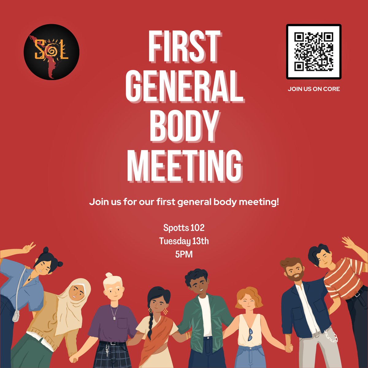 Come join us this Tuesday night for our first general body meeting of the year! Come get to know our amazing familia and have some fun playing Hispanic Music Trivia!! ☀️💃🏻