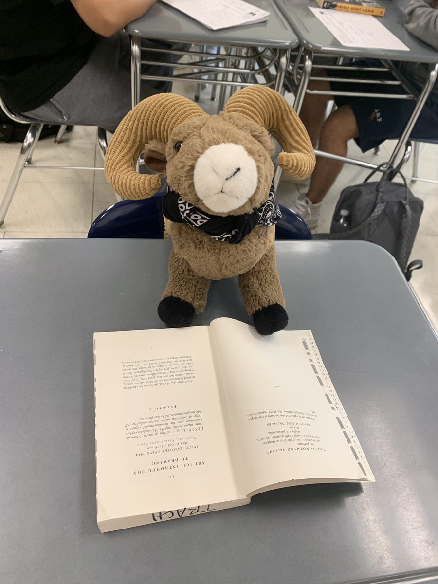 Looks like mini-Rammy is joining the seniors if looking for independent reading books! #GoCHS! #GoRams <a href="/Carmelschools/">Carmel Central School District</a> <a href="/carmelhslibrary/">Carmel High School Library</a> <a href="/Mrfinoteaching/">Vincent Fino</a> <a href="/laurabweiss/">Laura Weiss</a>