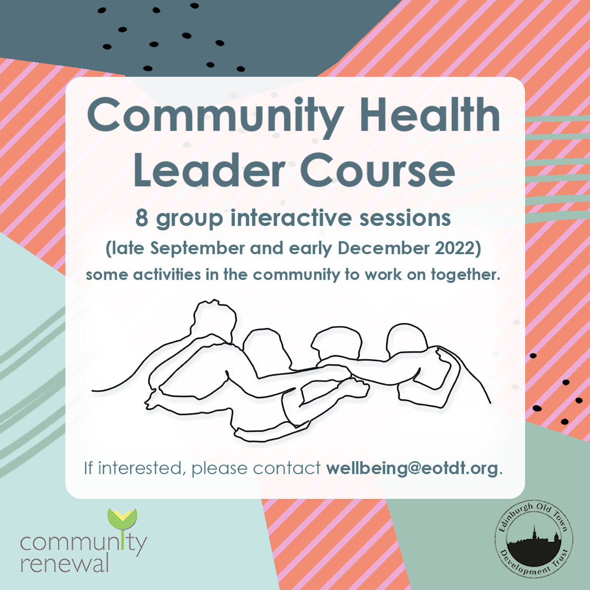 TheCrannie's tweet photo. Are you aware of issues in your community you want addressed? If interested in our Community Health Leader Course, please contact wellbeing@eotdt.org (must be signed up for in advance) #communityhealth #communityrenewal #communityvoices #localvoices https://t.co/UGV9OfH40k