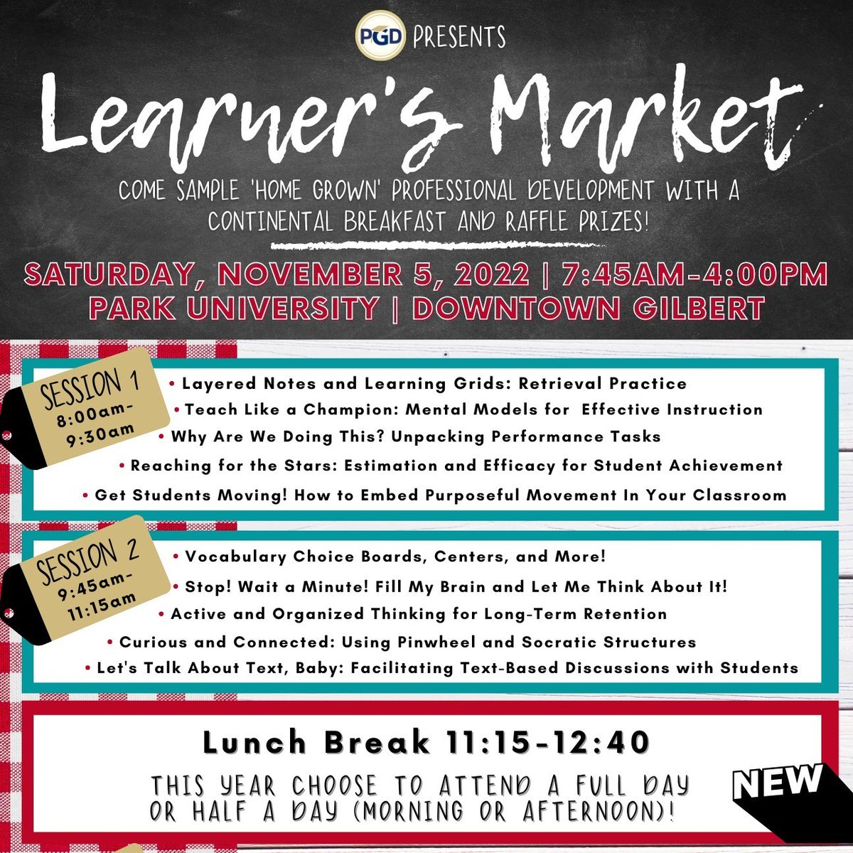 gpsprofgrowth's tweet photo. Learner's Market registration is LIVE and space is limited! Check out the flyer and sign up now! We hope to see you there. https://t.co/Ys8OtLpIIv #gpslearns https://t.co/Zv59ru4uow