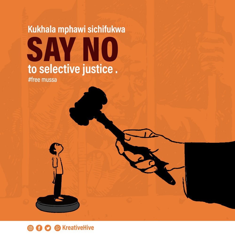 Diro2501's tweet photo. Koma mussa sanauzidwe kuti apereke million bwanji.
#Freemussa
#saynotoselectivejustice
#Justiceformussa
#socialjuaticeforall https://t.co/uDB7x7SDCZ