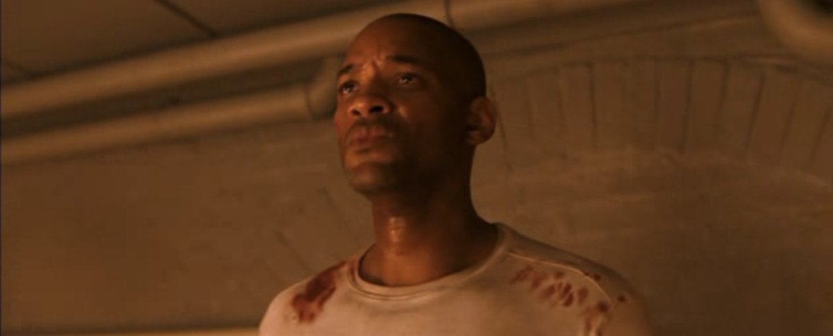 todayonscreen's tweet image. Today, September 9, in 2012, years after a virus has decimated the Earth’s population, virologist Robert Neville, who is himself immune, creates a cure for the virus and sacrifices himself so that it can be shared with humanity (I Am Legend, 2007)