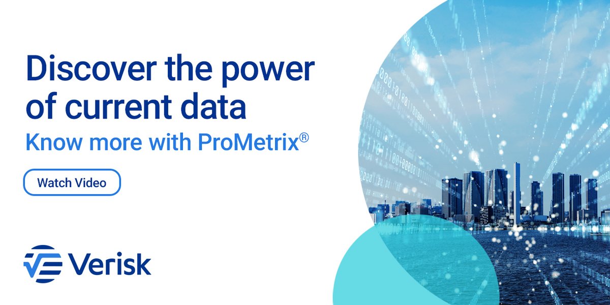 Verisk_Brian's tweet photo. Verisk understands the importance of current information for making effective underwriting decisions. That's why we're refreshing ProMetrix data more often. Learn how: https://t.co/AHZwHydeKW https://t.co/Wrg6z87Irg