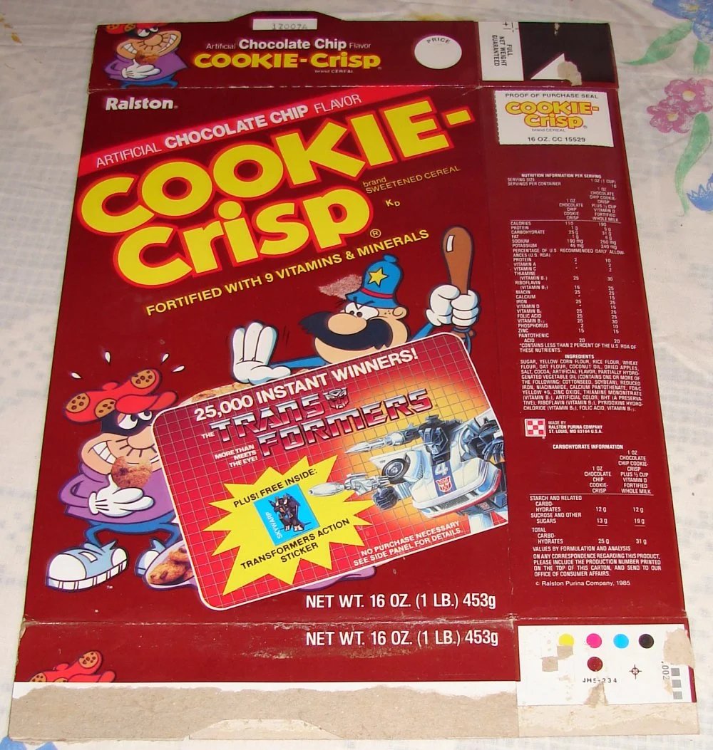 cookie crisp jazz transformer cookie crisp jazz transformer