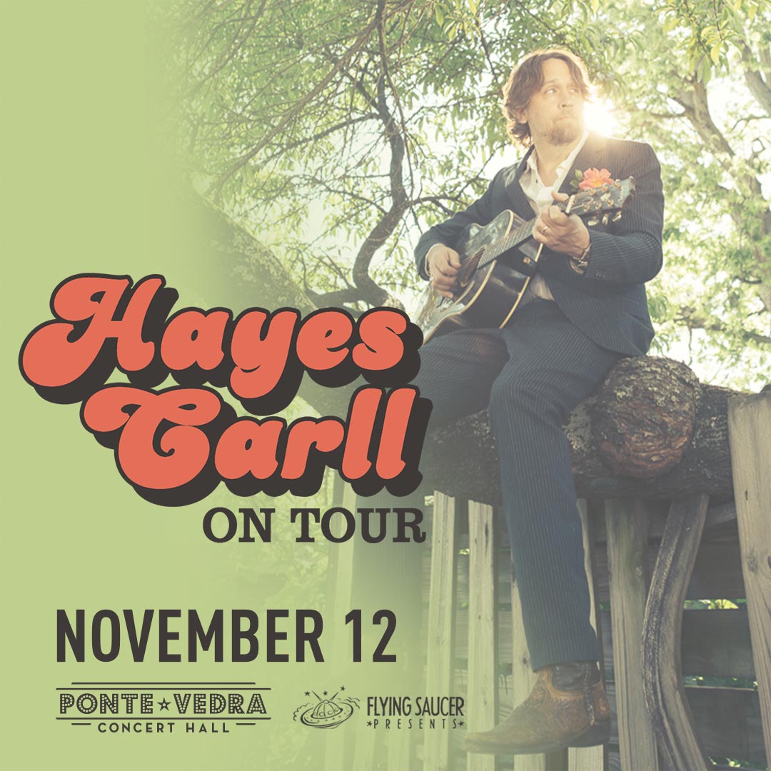 I’m excited to announce that the band and I will be performing at Ponte Vedra Concert Hall in Ponte Vedra Beach, FL on November 12th! Hope to see y’all there. Tickets are on sale now: bit.ly/HayesCarllPont…