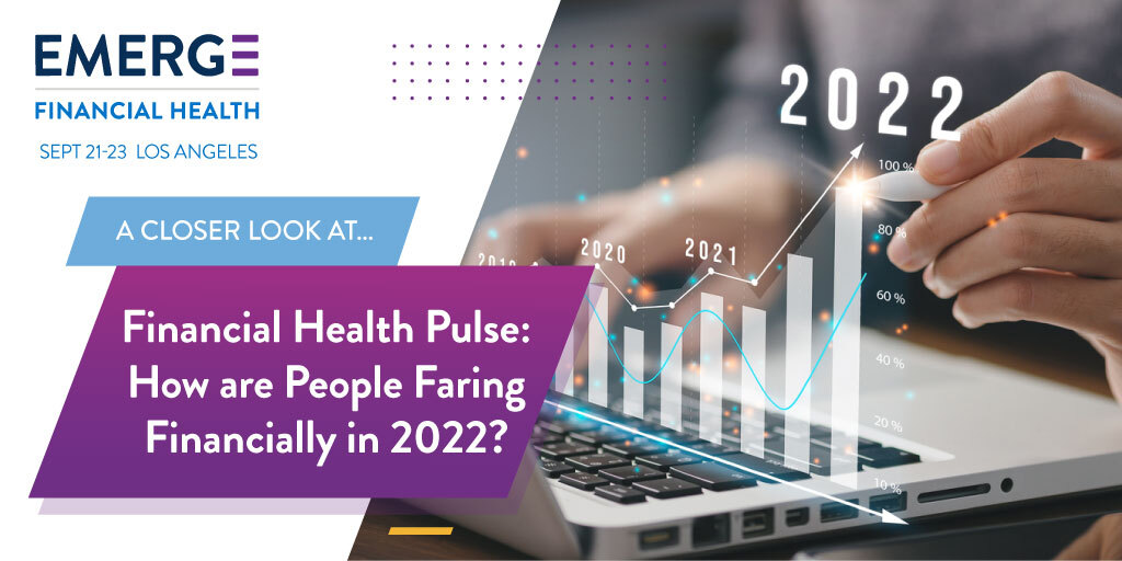 finhealthnet's tweet photo. What does the new 2022 #FinHealthPulse U.S. Trends Report reveal about the current state of consumer finances? Find out at #EMERGE Financial Health, with unprecedented insights and comprehensive analysis shared by report authors.
Book now: https://t.co/k8YKjpyNet https://t.co/j5DcnnNloO