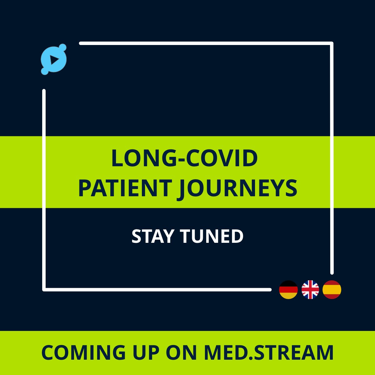 medstream_info's tweet photo. 📌We made it our mission to portray Long-COVID and its complexity by giving Long-COVID patients the chance to share their story - with a special focus on their rehabilitation-journey in specialized facilities. 
➡️ Soon on med. stream
#longcovid #fatigue #fatiguemanagement #rehab https://t.co/s5fDTgywUx