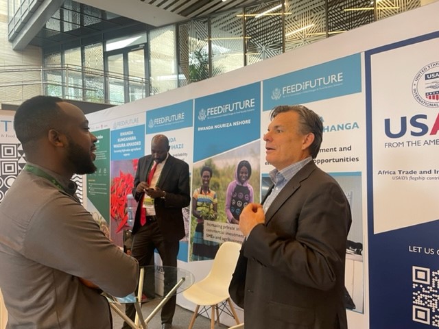 Ed Keturakis, CNFA’s VP of Program Development, attends the #AGRF2022 Summit in #Rwanda to discuss solutions for strengthening #FoodSystems and enhancing local agricultural business capacity.