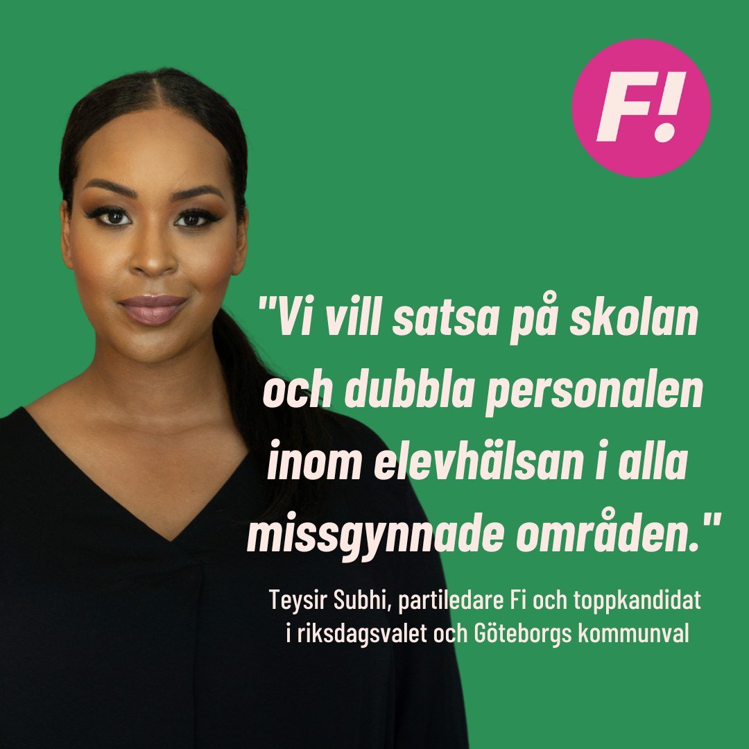 Inget barn ska bli missgynnat i förskolan eller i skolan.

7⃣ <a href="/feministerna/">Feministerna (Fi)</a> vill avveckla det fria skolvalet, införa gratis frukost och bemannade skolbibliotek i alla skolor, stärka elevhälsan samt förebygga våld och diskriminering.

#JagRöstarFörFi   #val2022