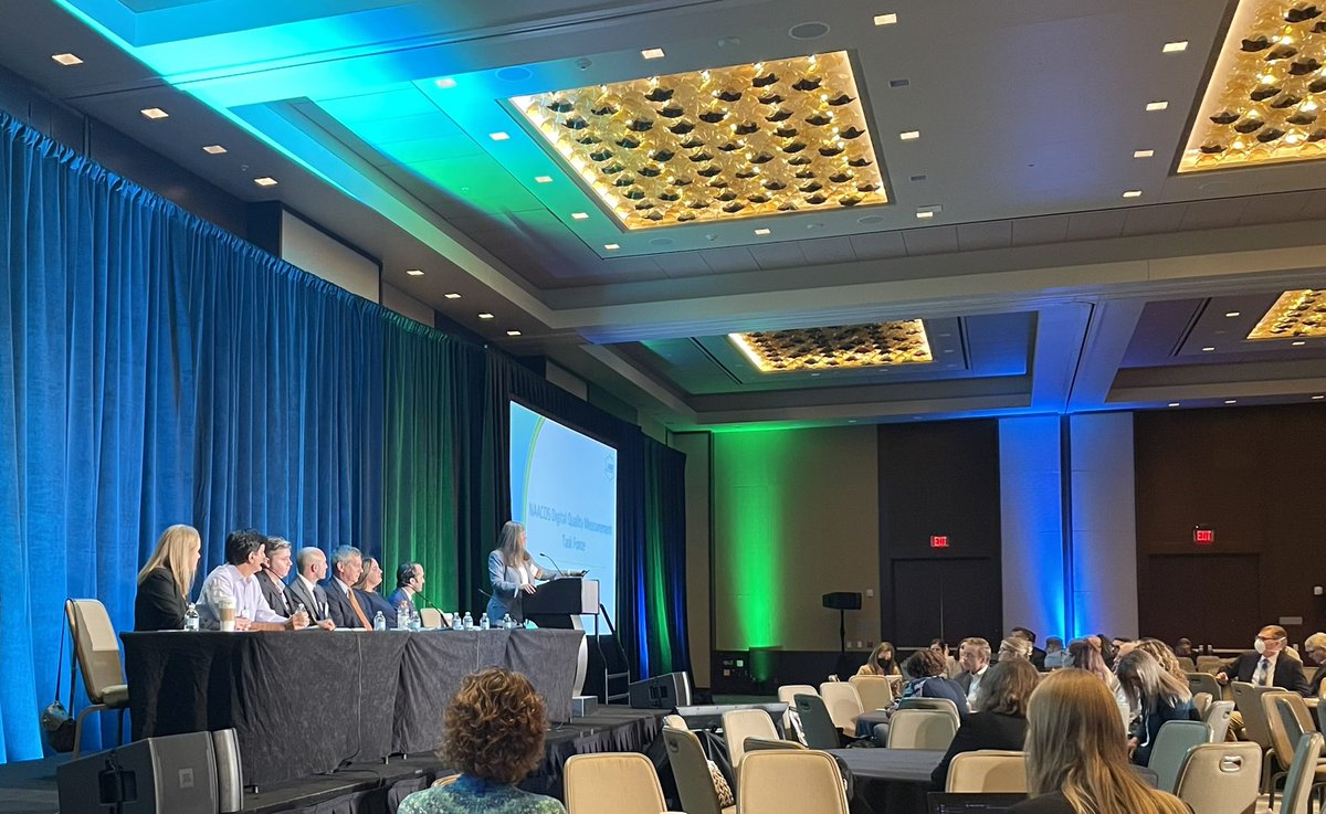 NAACOSnews's tweet photo. Important question to consider in the shift to eCQM reporting and digital quality measurement: Does this get us closer to our goal of better patient care? #NAACOSfall2022 #clinicalquality #populationhealth #healthequity https://t.co/G8pie8og9d