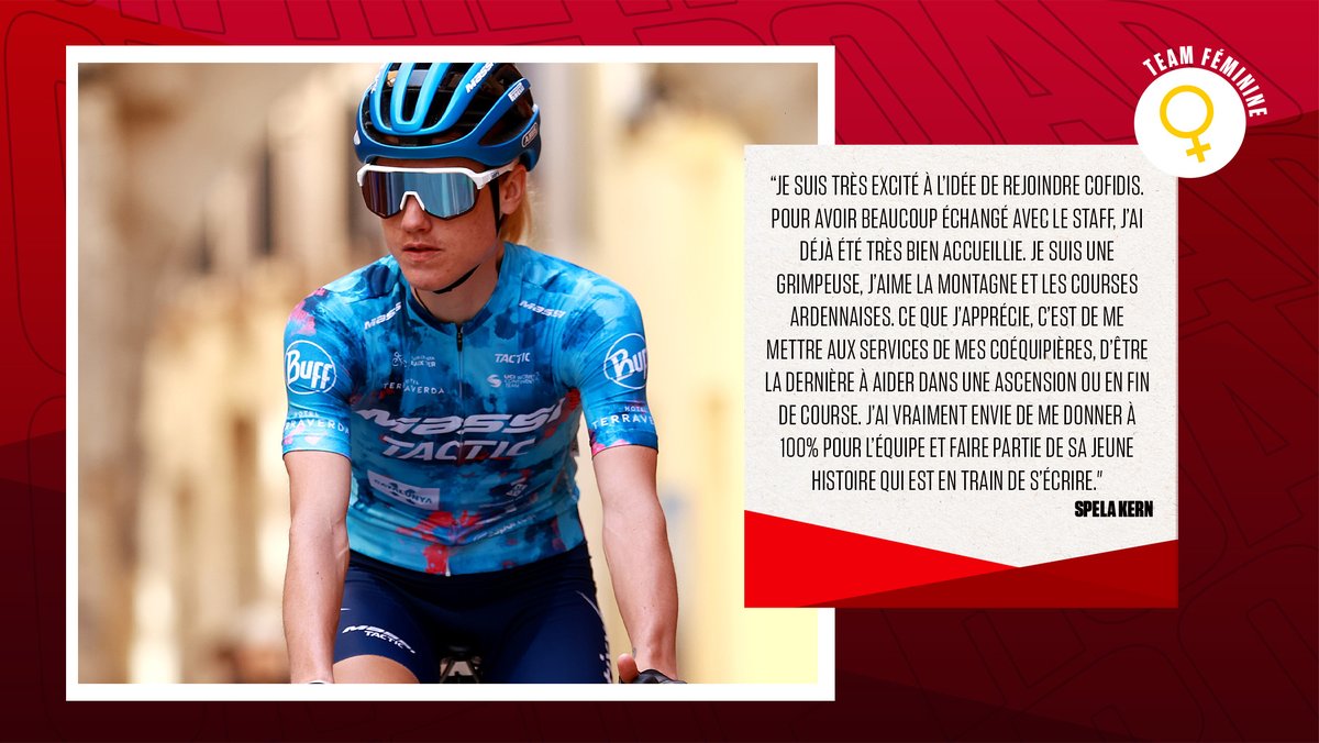 Dobrodošel Spela!  🇸🇮

💻 equipecofidis.com/fr/actualites/…

#CofidisMyTeam