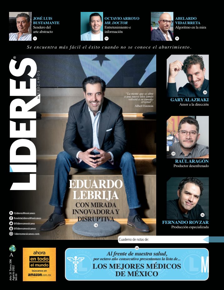 LideresMexicano's tweet photo. Grandes personajes del mundo del entretenimiento audiovisual en nuestro ejemplar #394. Aparta tu ejemplar en tinta y papel en nuestra tienda de @amazonmex
en el siquiente link:

https://t.co/hwJkUcshjh https://t.co/IhSvbN2Vrs