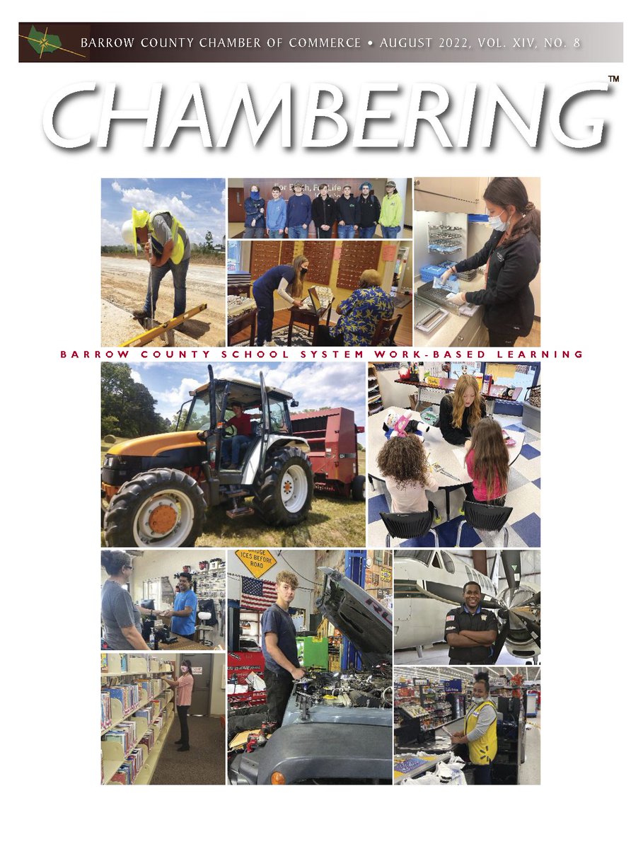 BCSchools1's tweet photo. Check out this great profile about our Work-Based Learning Program in the latest Barrow County Chamber of Commerce "Chambering" magazine! @Barrow_CTAE https://t.co/MSQPXqESOf https://t.co/NKoIkwVM1f
