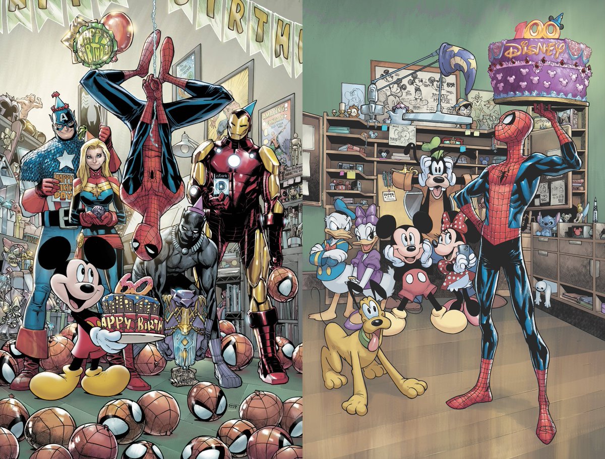 MarvelThaiFan's tweet image. ปกพิเศษของ Amazing Fantasy #1000 ที่จะแจกในงาน D23 เท่านั้น วาดโดย Humberto Ramos ฉลอง 60 ปี Spider-Man และ 100 ปีของ Disney ในปีหน้า

#D23 #BeyondAmazing #SpiderMan60th #SpiderMan