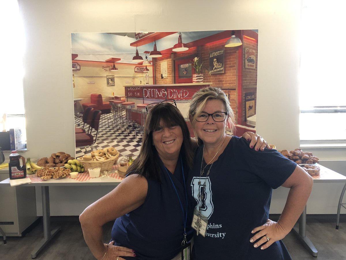 Thank you to our amazing Defino PTO for the delicious welcome back breakfast! Enjoying much appreciated munchies with Mrs. Dillon. 🍎🧇🥯☕️<a href="/MTPSNJ/">Marlboro Twp Schools</a> <a href="/DCES_Principal/">Dave Stratuik, Ed.D.</a> <a href="/DefinoPto/">DefinoPTO</a> <a href="/definocentral/">Defino Dolphins</a> <a href="/vpkaye/">Samara K</a>