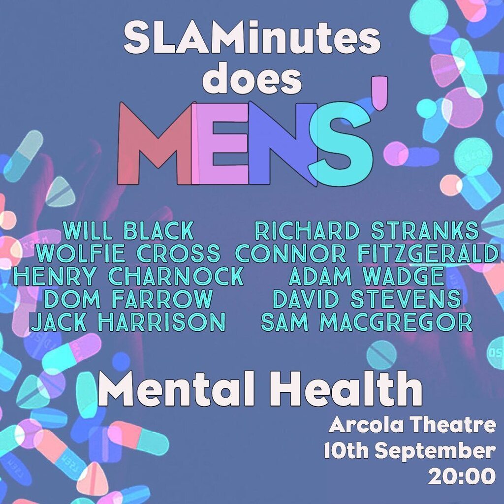 🥳📣🤩⭐️
.
INTRODUCING (some of) the cast of #SLAMinutes does #mensmentalhealth.
.
TOMORROW night <a href="/arcolatheatre/">Arcola Theatre</a> 
.
30 artists of all disciplines give you 1 min each on #mentalhealth - myriad perspective, smashing the convo open &amp; raising money for Mind… ift.tt/qDVtbMW