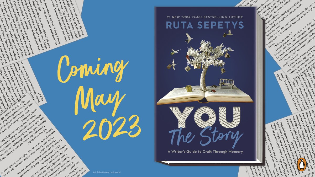 RutaSepetys's tweet photo. I have a new book on the way! 🤩
A creative guide to writing for both teens &amp; adults. Read all about it in my interview with Ingrid Roper for @PWKidsBookshelf here: https://t.co/QL9zHF1G5N https://t.co/jcbPOMCdXR