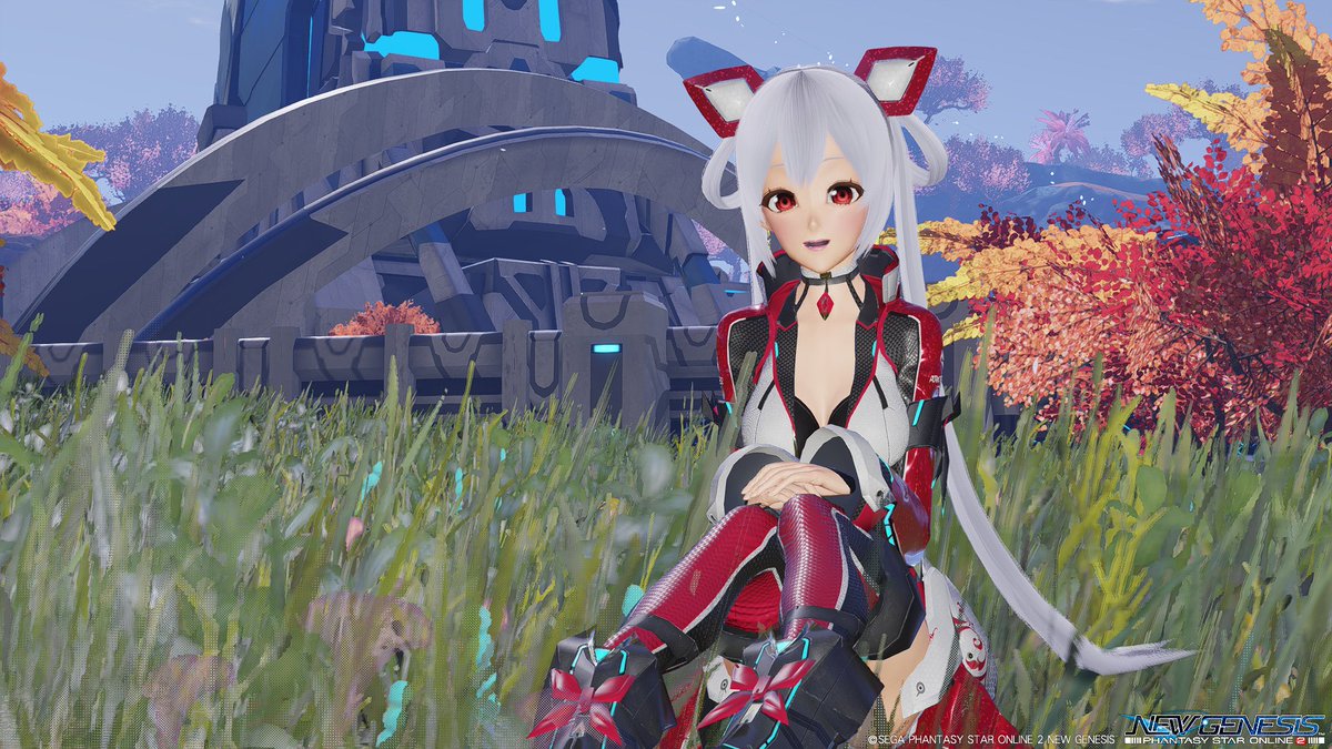 Sophia_PSO2's tweet image. 満足いくSSが撮れた！
やっぱりマトイちゃんは可愛い…！
