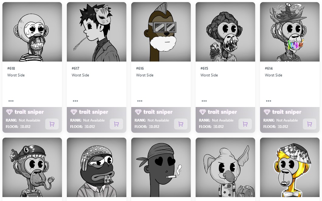 KCMontero's tweet image. Minted a whole new crew today.. @Worst_Ape #WorstSide #WorstApe