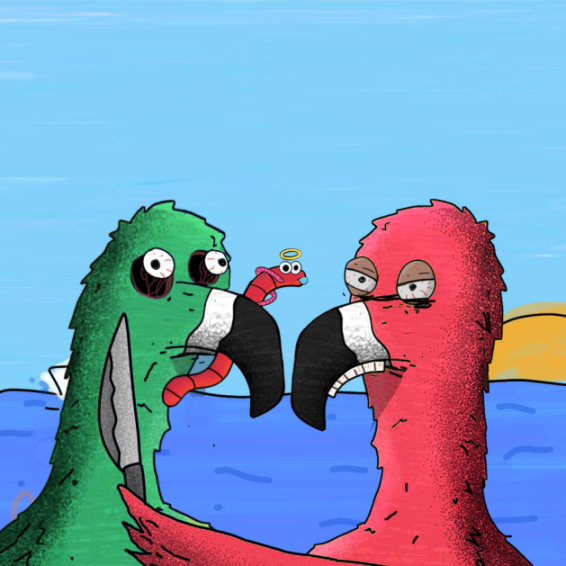 EarlyBerdz's tweet photo. Berdz still here, our community is still strong! Were just busy eating worms. 

Berdz fly later as we will also eat some bones later. 👀 https://t.co/uI4jI3yejt