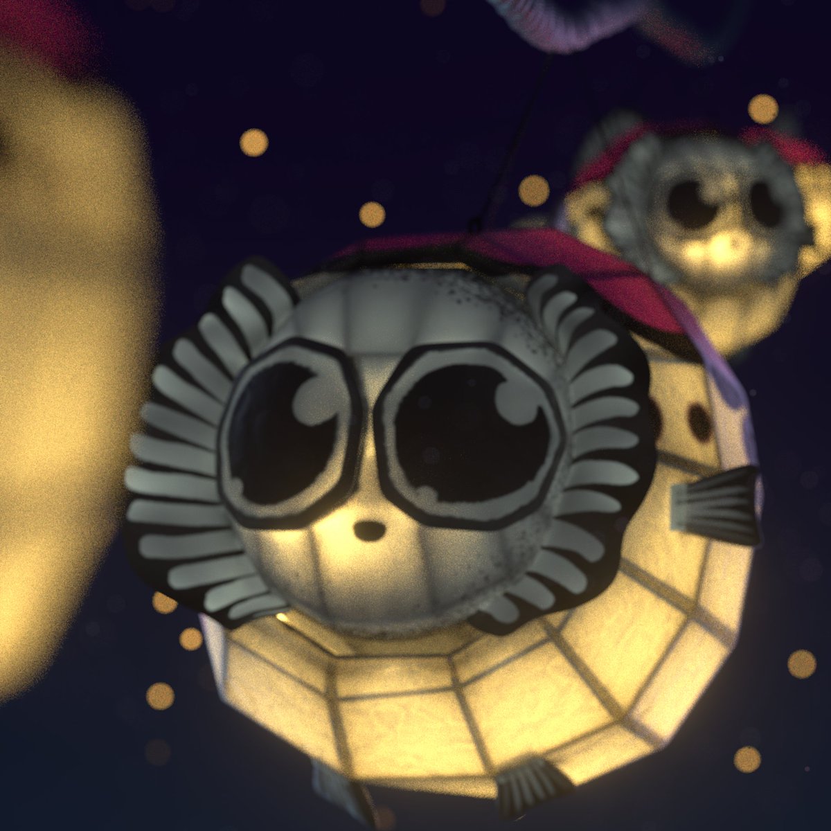 We've been busy putting up lanterns on 
<a href="/theothersideNFT/">T-O-S The Other Side 🪨 🥚 🪨</a> with Kirby 👀 

Happy Mid Autumn Festival to everyone!