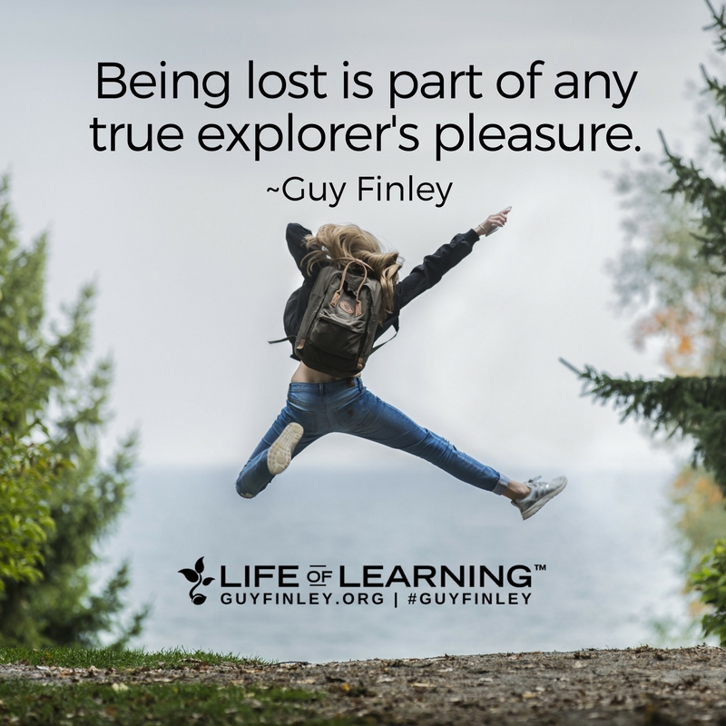 guy_finley's tweet photo. "Being lost is part of any true explorer's pleasure." ~ Guy Finley #fridaythoughts #explore #selfdiscovery #lifeoflearning #lettinggo #guyfinley https://t.co/u1Tgi6NmYF