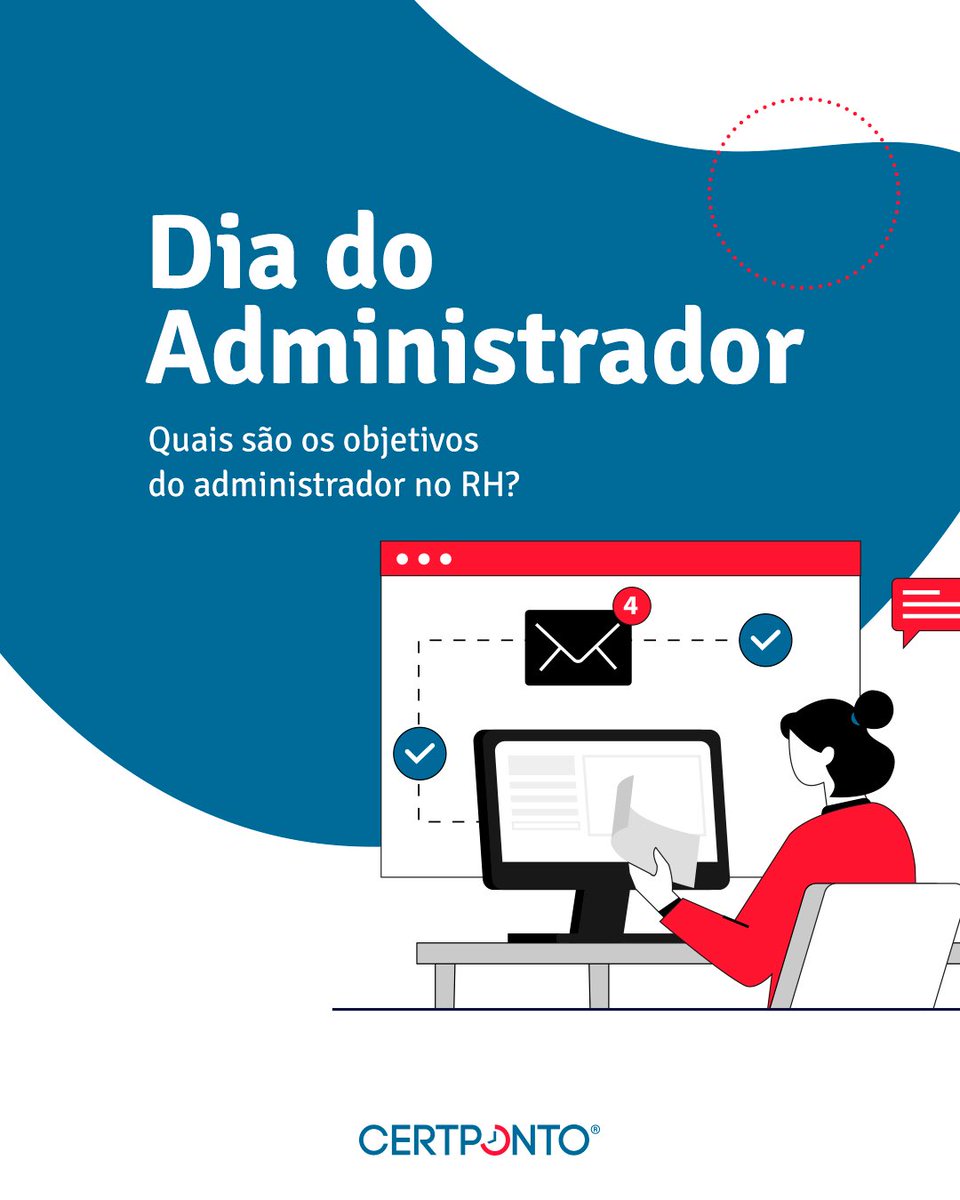 CERTPONTO's tweet image. Parabéns a todos vocês que fazem da Administração um instrumento de crescimento e evolução. #Diadoadministrador