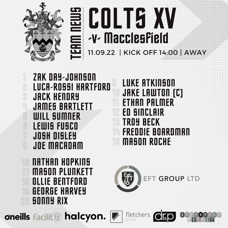 SouthportRFC's tweet photo. 🗞 𝐓𝐞𝐚𝐦 𝐍𝐞𝐰𝐬 | Here is the weekend team news for the #FirstXV, #SecondXV & #Colts: