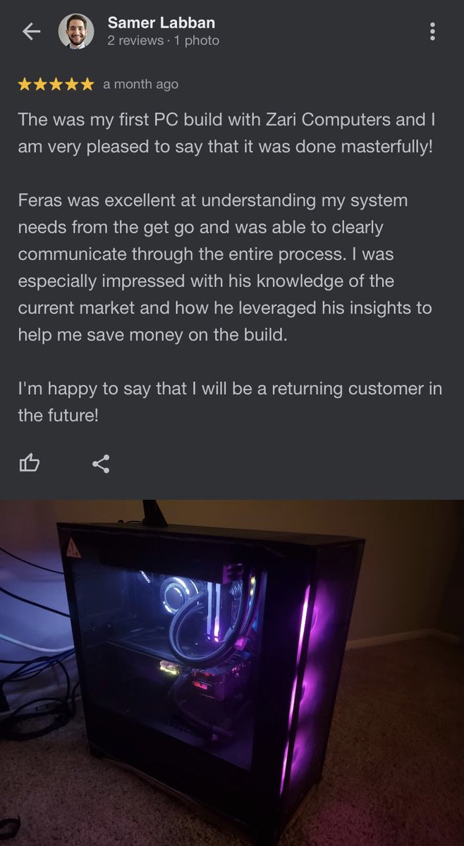 ZariComputerCo's tweet photo. RESULTS OF THE GREAT WORK WE’VE DONE🧡💛

Read more reviews on our google page🙌🏼

#gaminganime #pcgaming #twitch #twitchstreamer #gamingpc #SmallStreamersConnect #SmallBusiness #2k23 #VALORANTChampions https://t.co/SrfNspJnhi