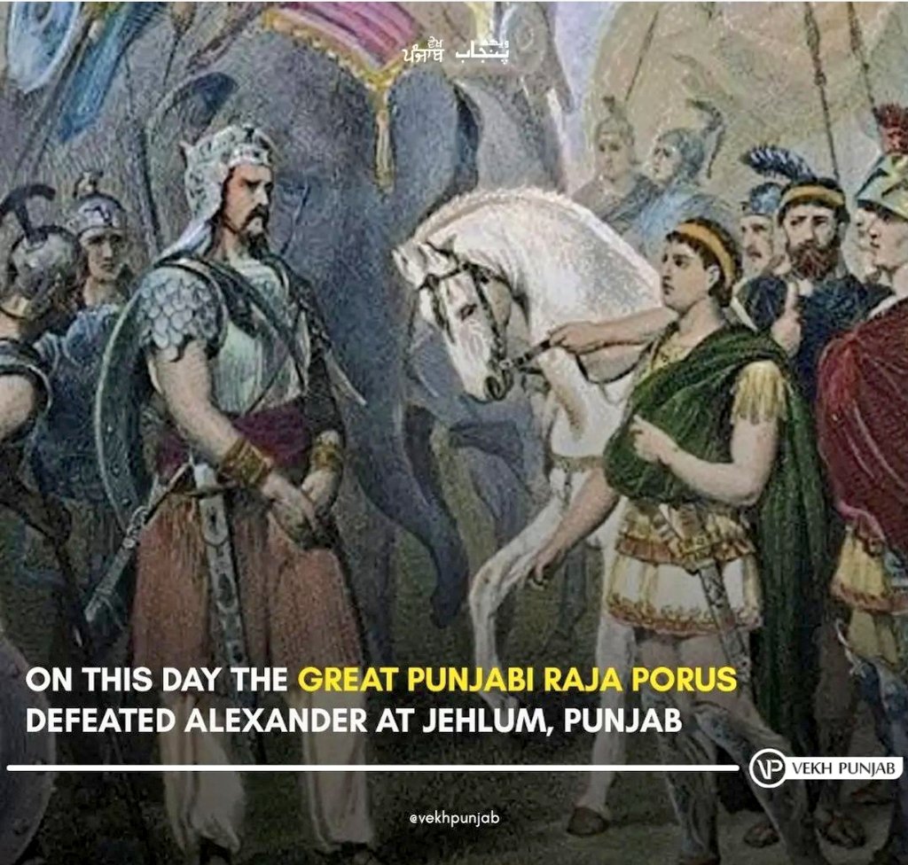 iamgurparvesh66's tweet photo. On This Day
#Punjab #Poras #Alexander #Punjabi #History https://t.co/V3VQb3Flsi