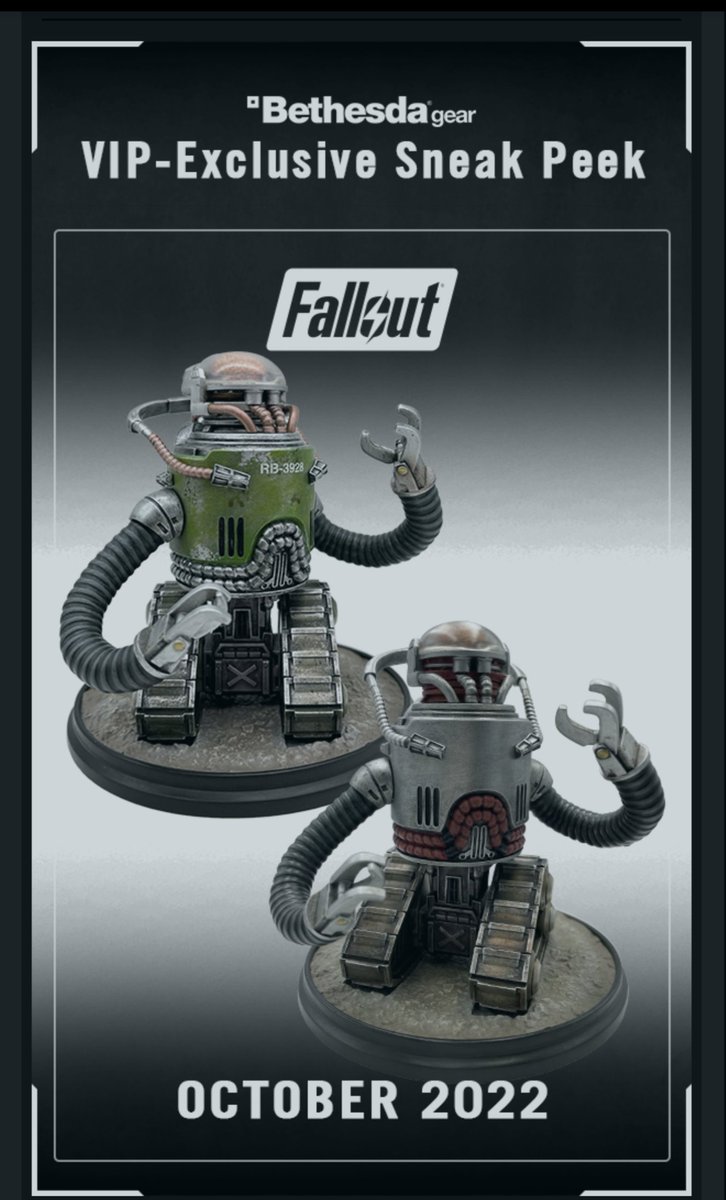 Fallout_Collect's tweet photo. 🤖 🧠 Bethesda Gear VIP email announced 2 RoboBrain statues for October! #Fallout #bethesda #robobrain #fallout4 https://t.co/uHqau4yDrn